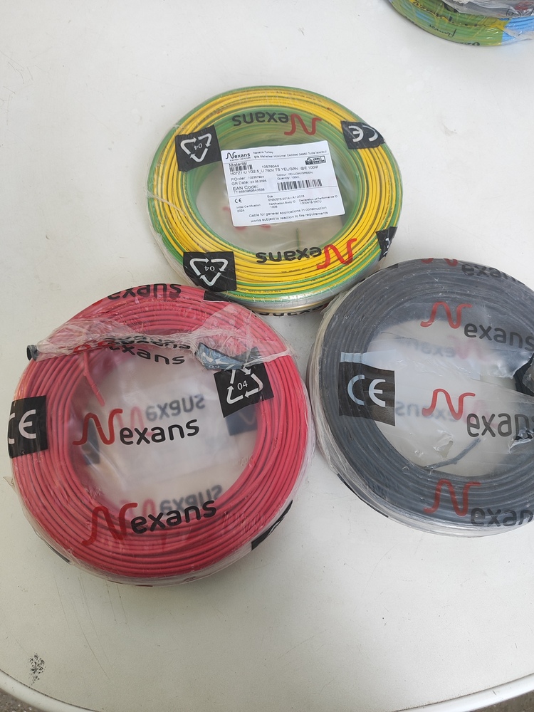 Nexans 2.5 MM Nya Kablo Helojen Free 100 Mt lik paketli 