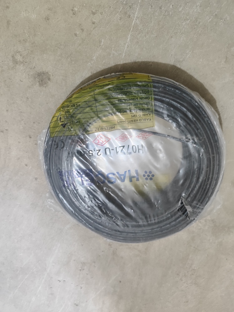 Has çelik 2.5 MM Nya Kablo Helojen Free 100 Mt lik 