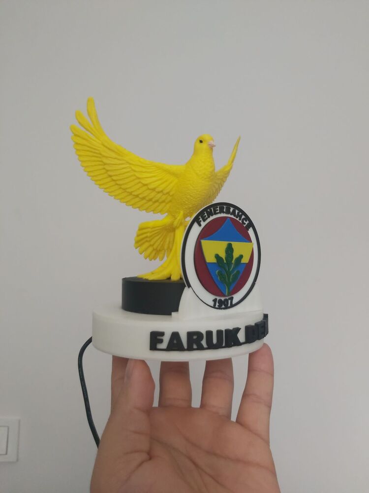 Fenerbahçe LED'li kanarya figür