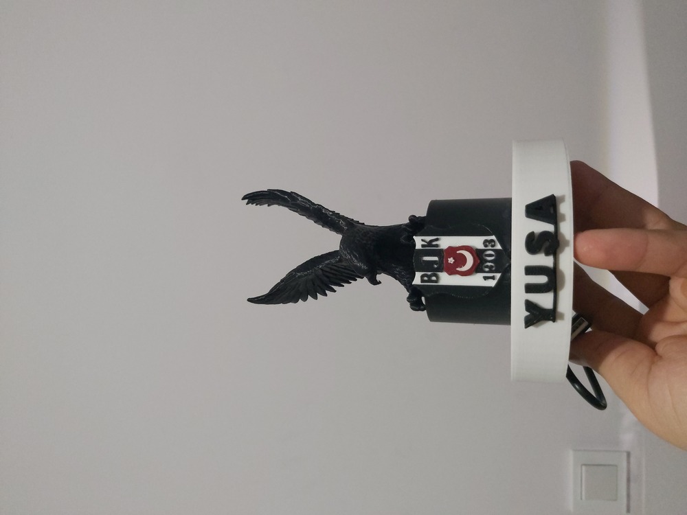 Takım figürlü USB girişli gece lambası-Beşiktaş