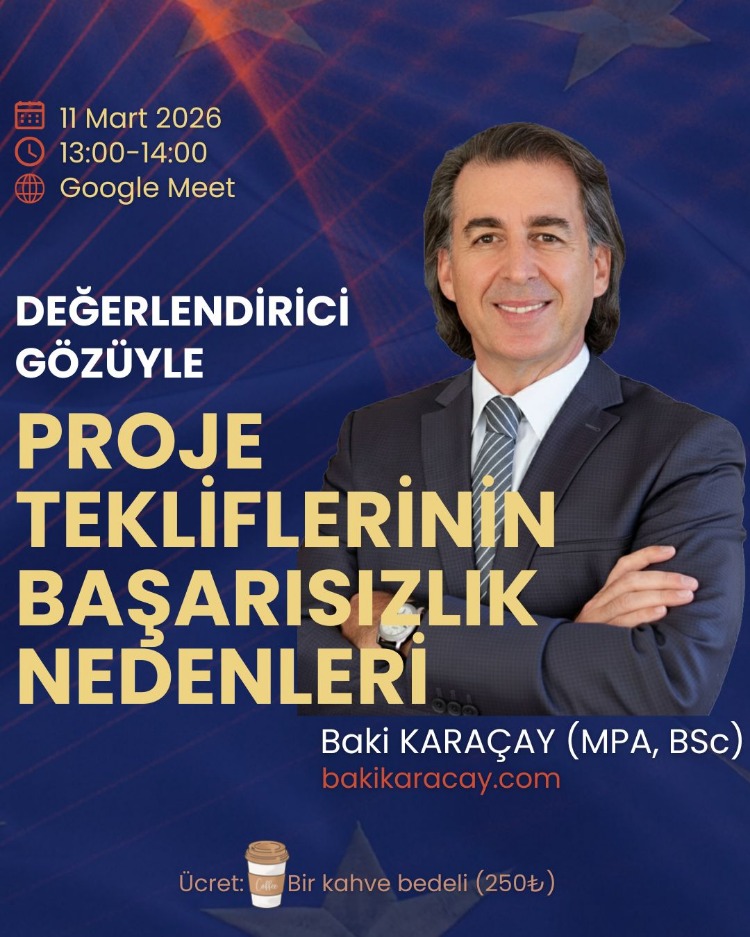 Webinar: DEĞERLENDİRİCİ GÖZÜYLE PROJE TEKLİFLERİNİN BAŞARISIZLIK NEDENLERİ