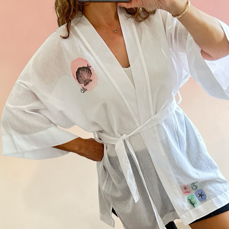 Kimono, hand-painted • Colorbox