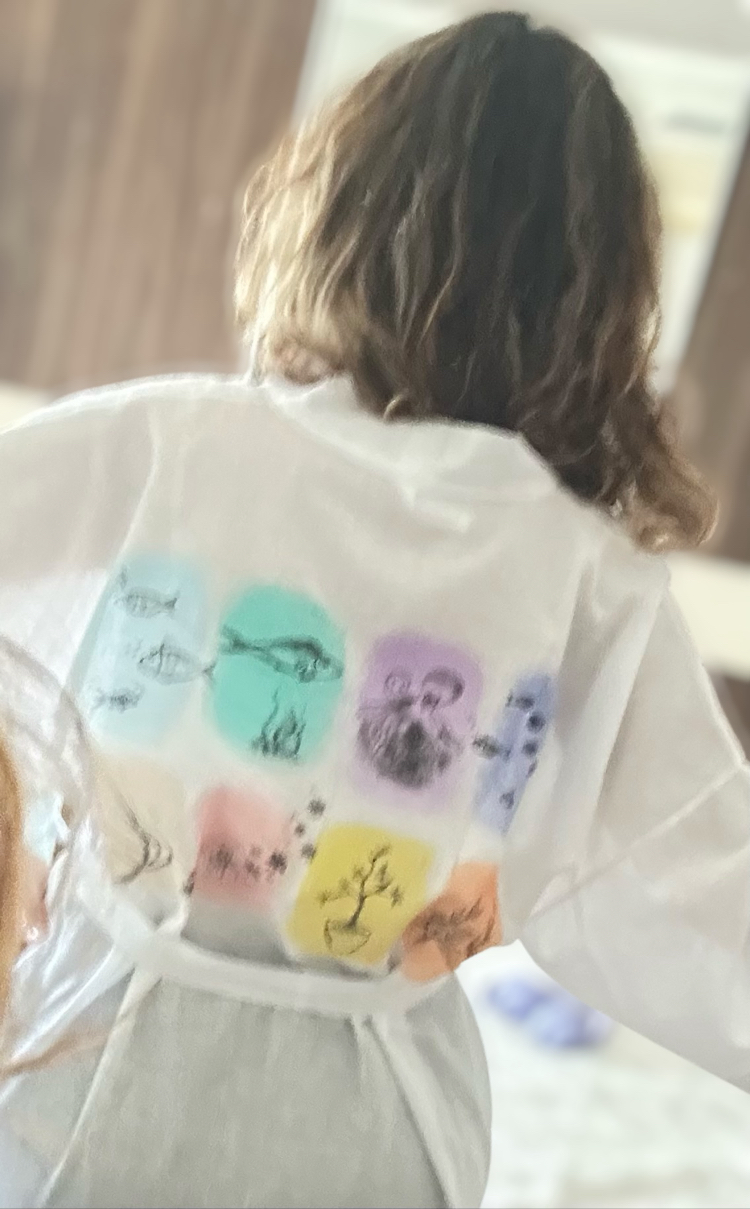 Kimono, hand-painted • Colorbox