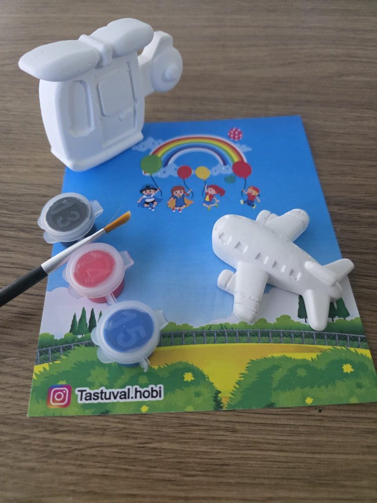 2li uçaklar boyama seti