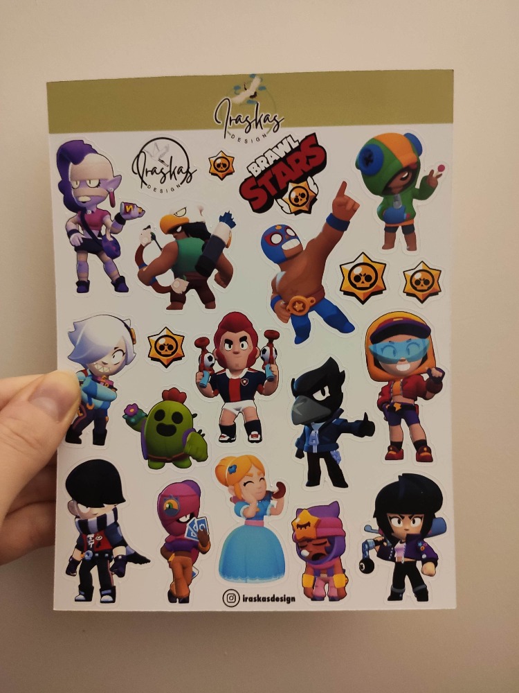 2'li Brawl Stars Karakter & Emoji Sticker Seti