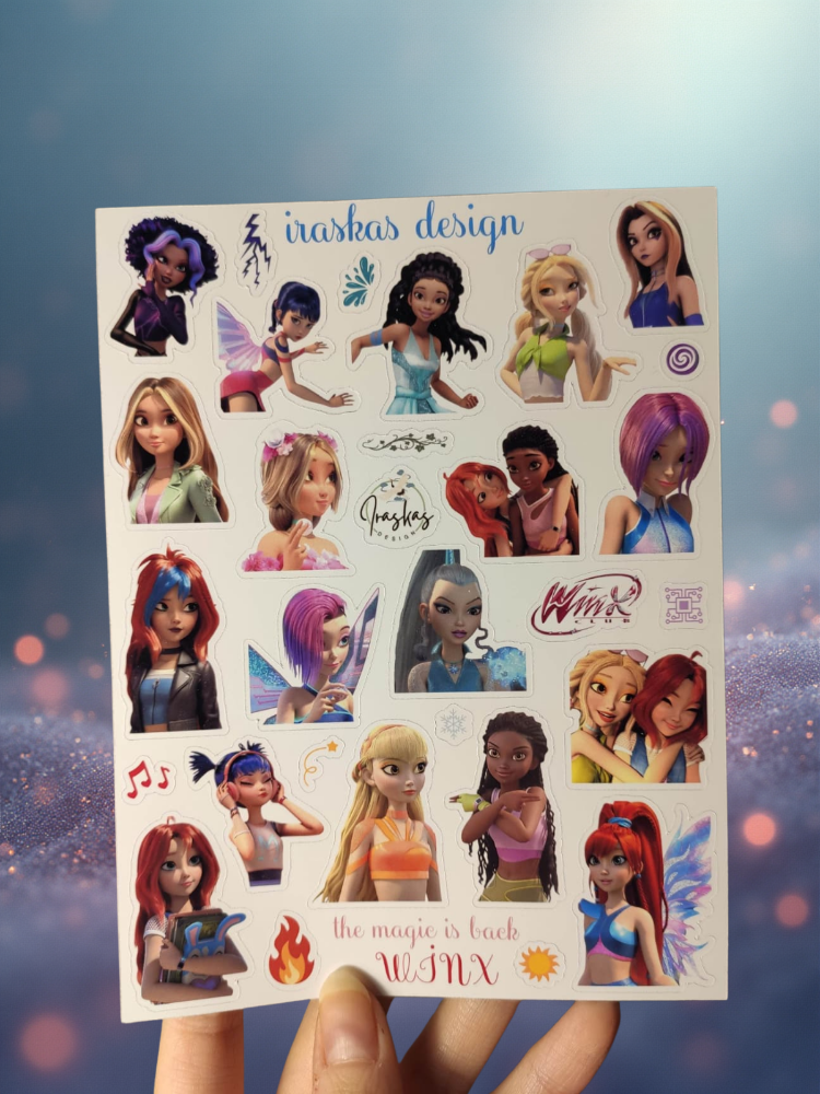2'li Winx Club - The Magic is Back Sticker Seti