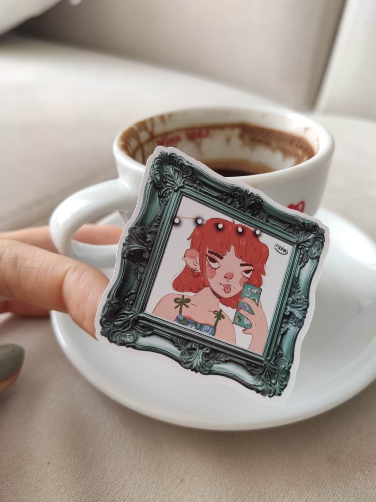 2'li Kinda Girly Sticker Seti