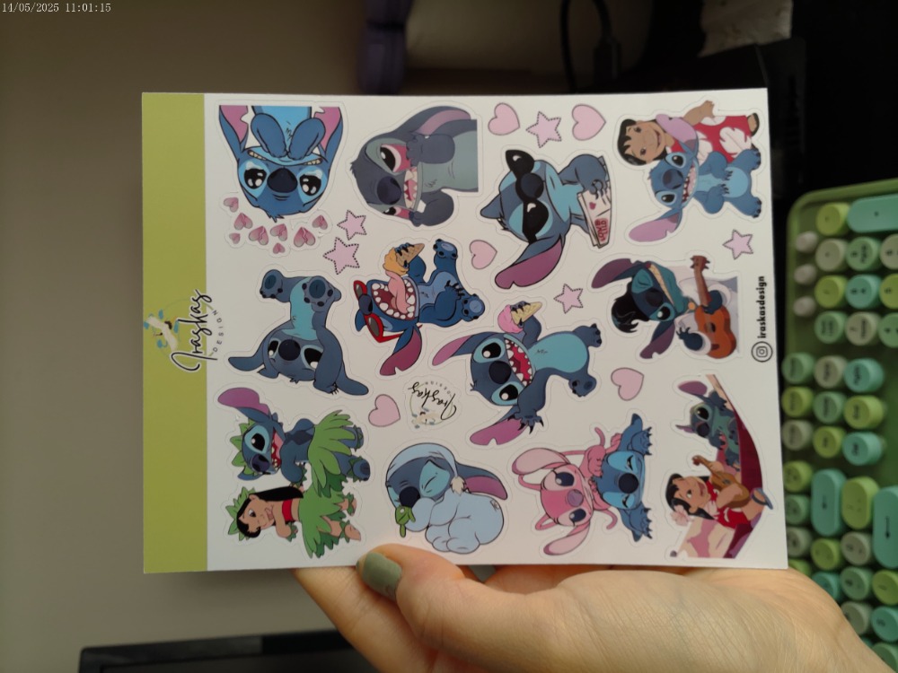 2'li Lilo & Stitch Sticker Seti
