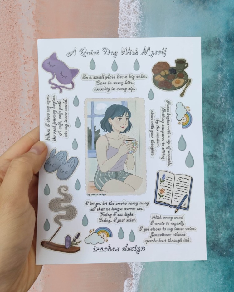2'li Ira's Way - A Quiet Day With Myself Sticker Seti