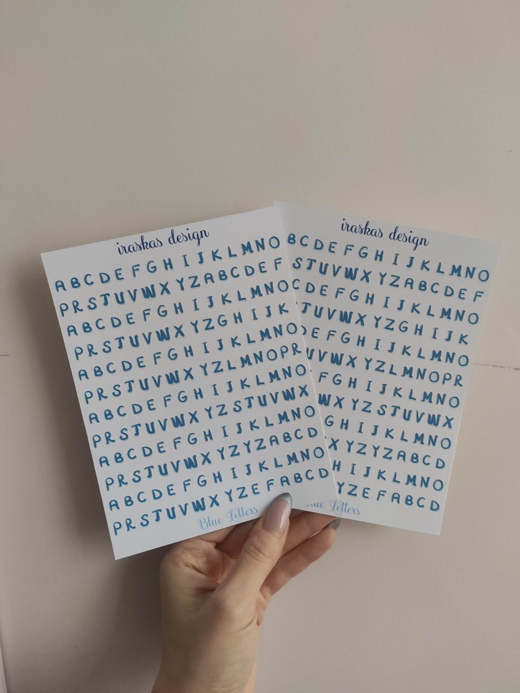 2'li Blue Letter Serisi