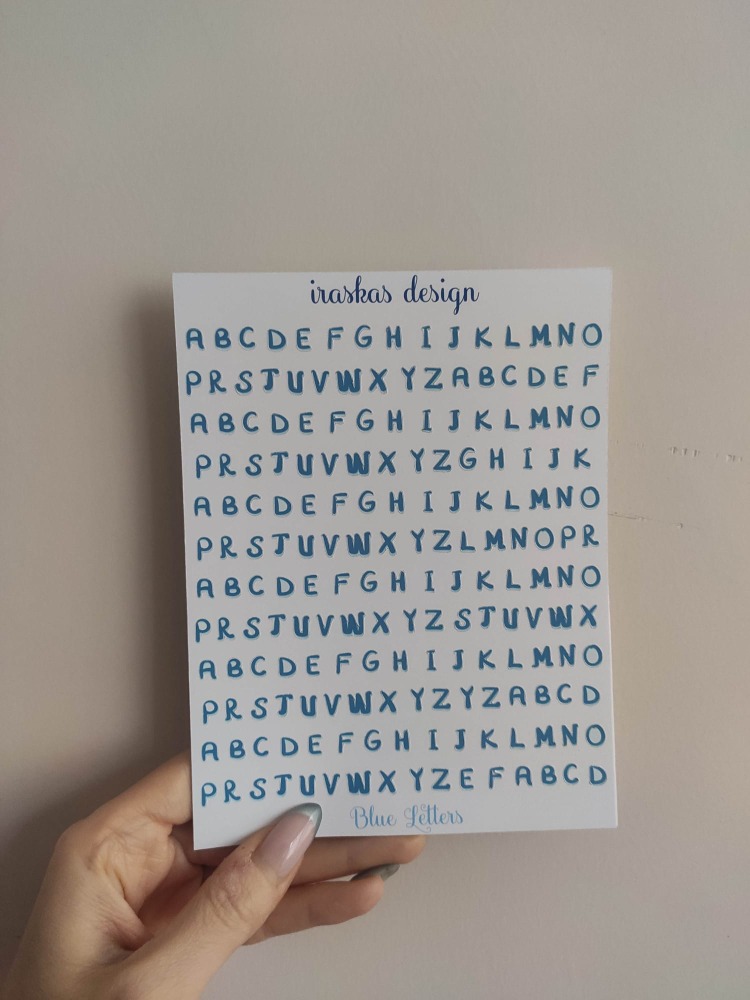 2'li Blue Letter Serisi