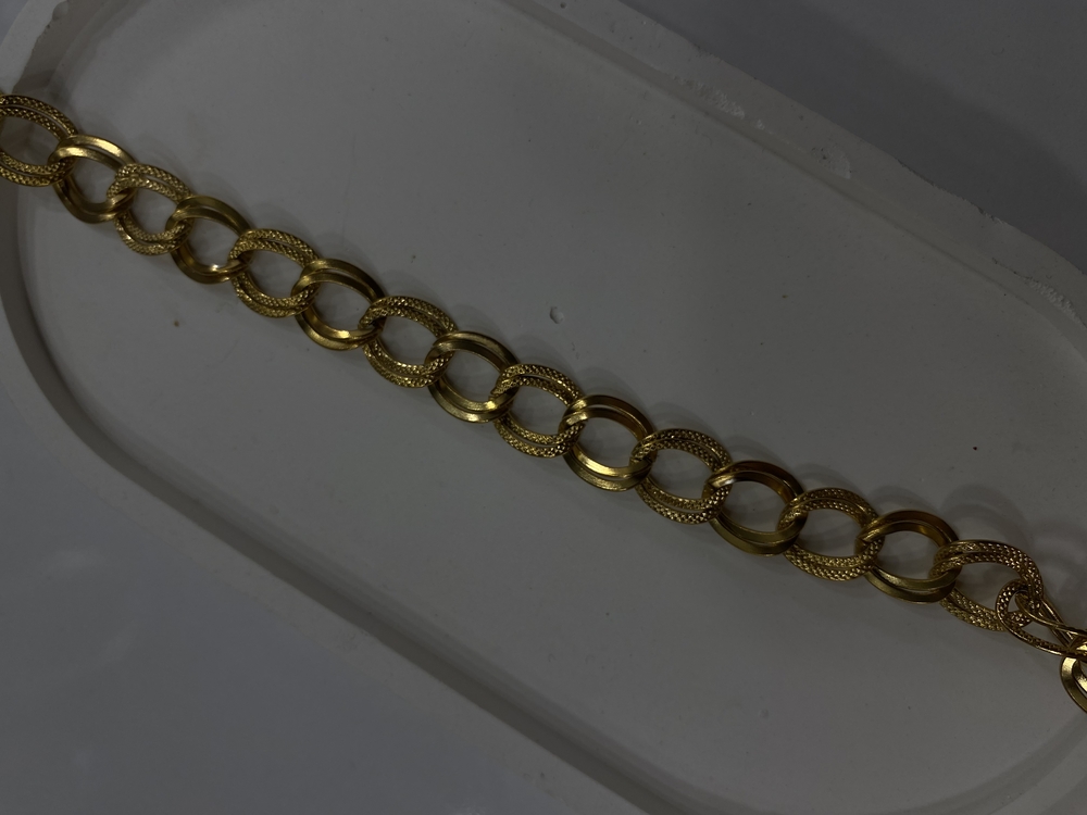 Kalın Zincir Gold Bileklik
