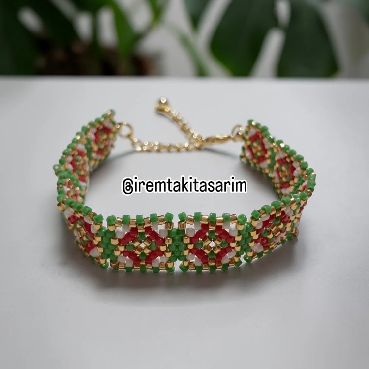Etnik Desenli Miyuki set