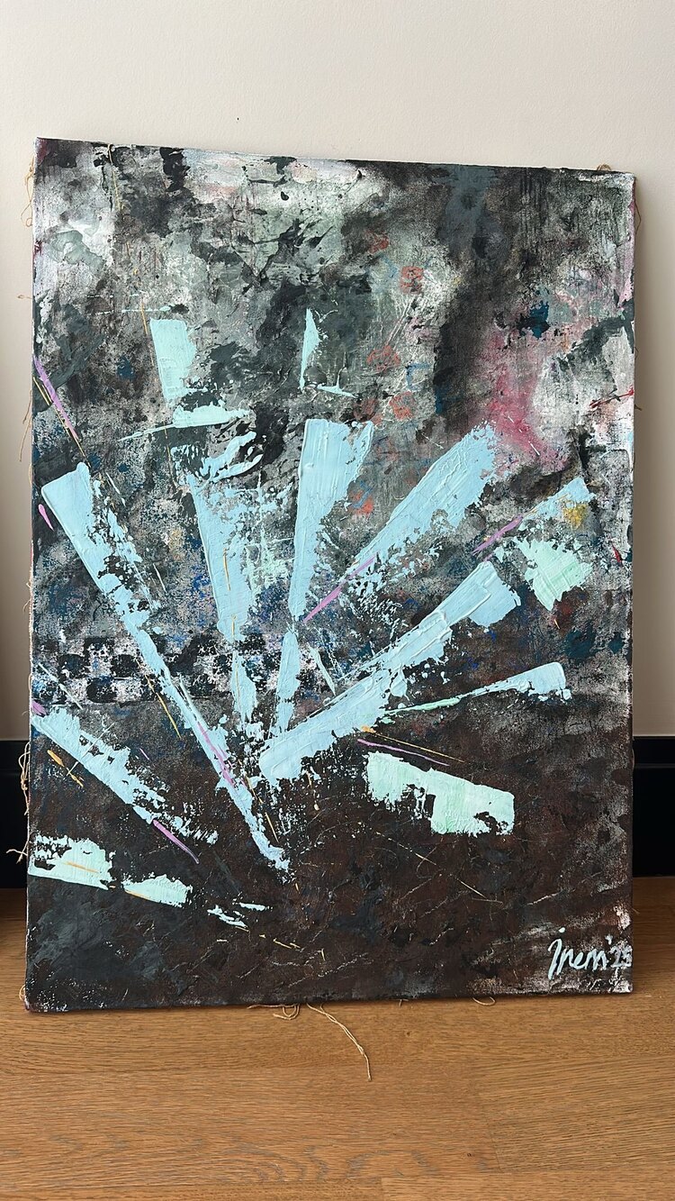 Canvas tuval üzerine akrilik tablo