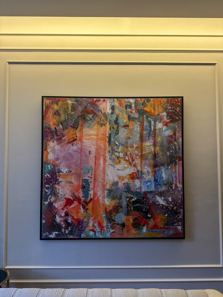 140x140 cm çerçeveli tablo
