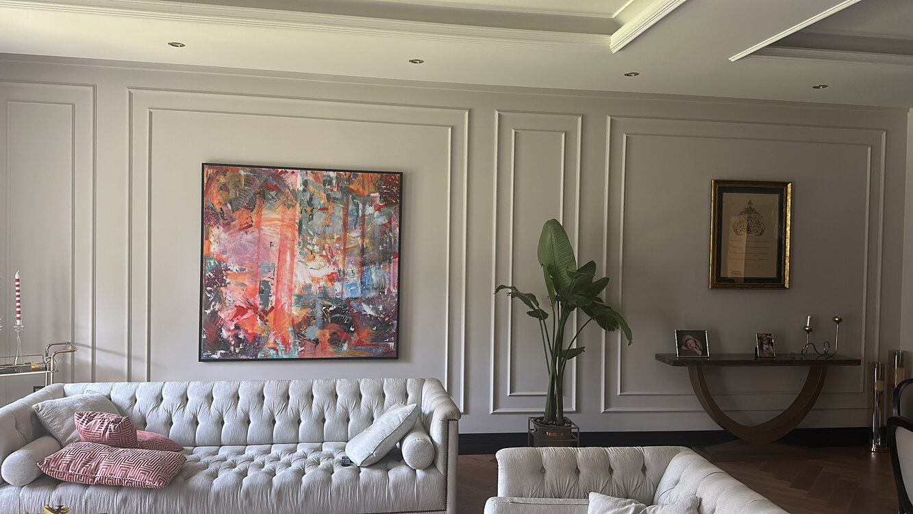 140x140 cm çerçeveli tablo