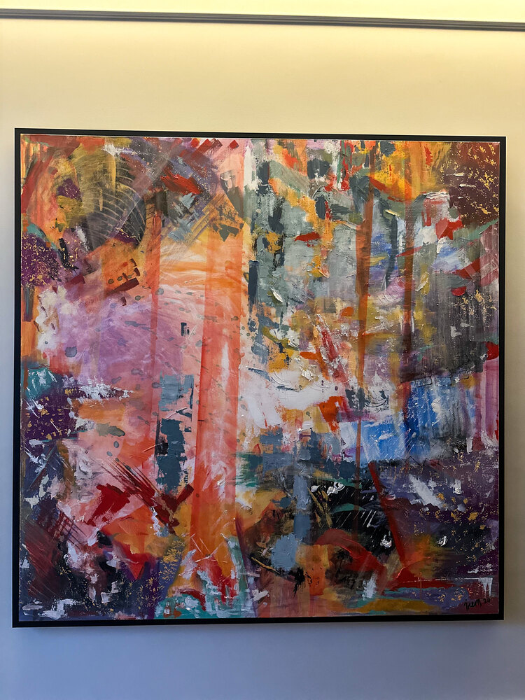 140x140 cm çerçeveli tablo