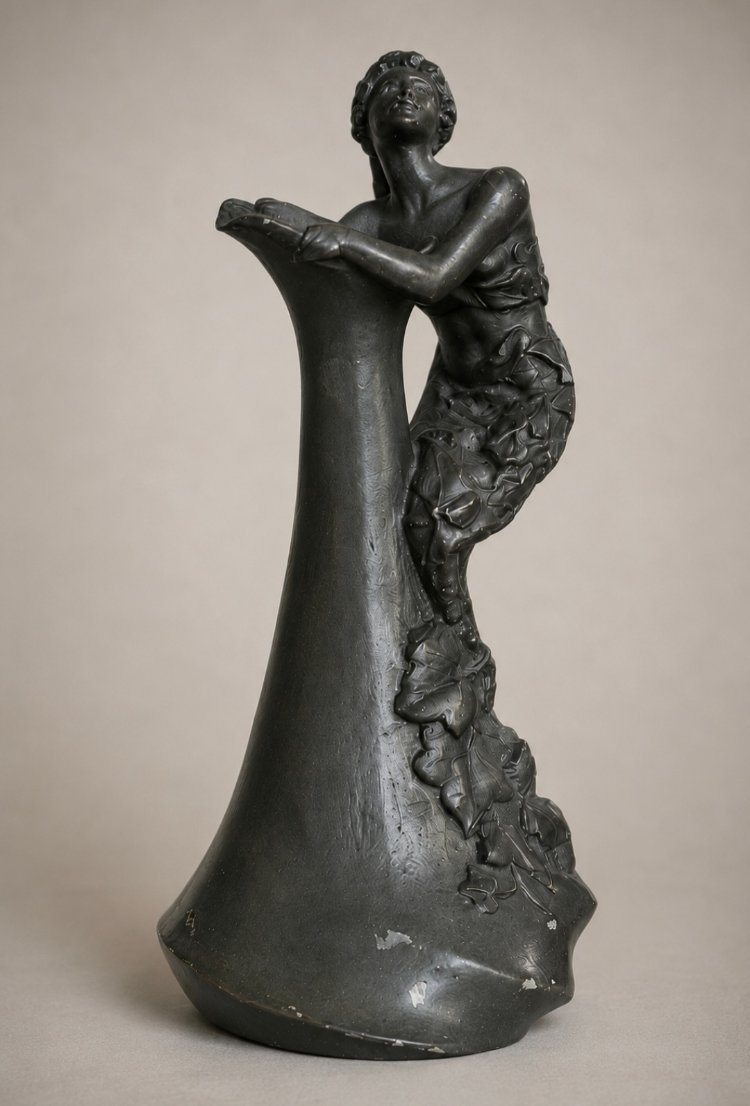 Art nouveau çift vazo