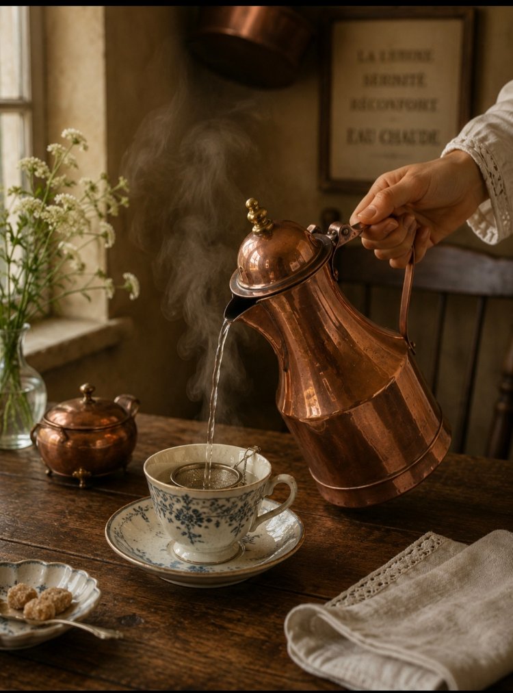 Bakır kahvedanlık set