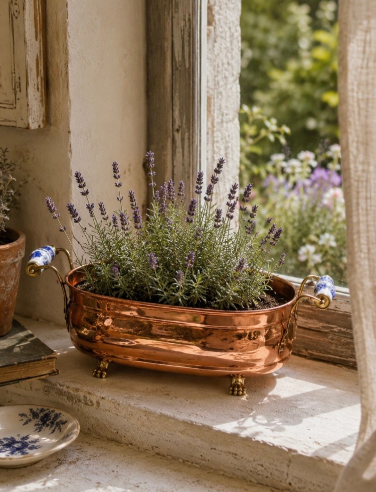 Bakır jardinyer