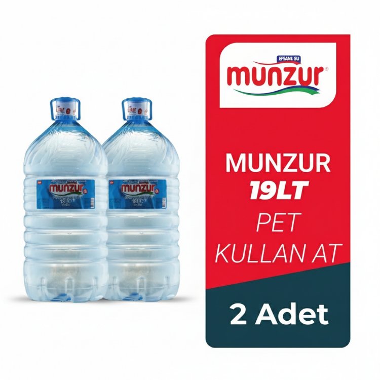 2 Adet 19 Litre Pet Munzur 