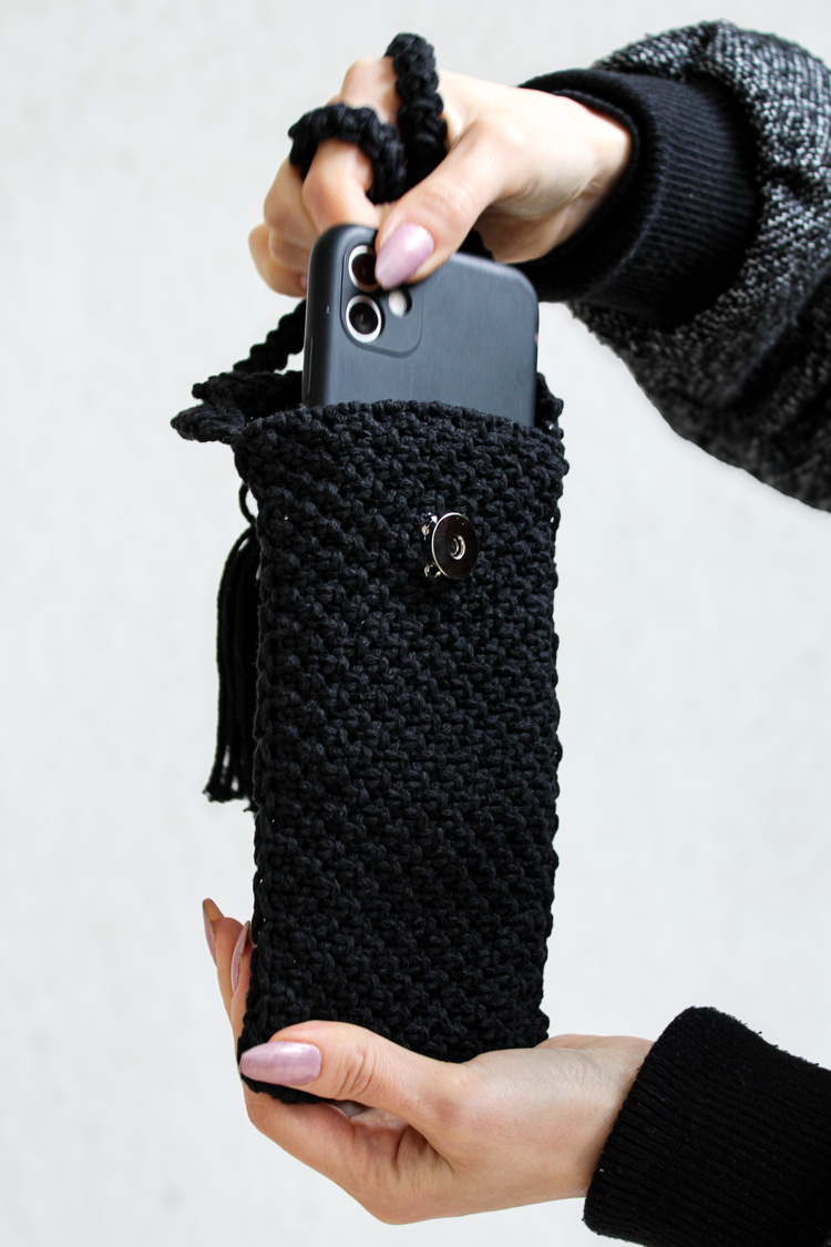 Noira Makrome Telefon Çantası/ Noira Macramé Phone Bag