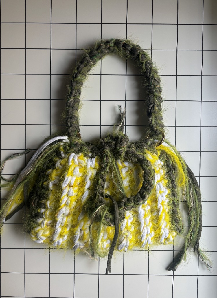 Soleil Verde Örgü Mini Çanta