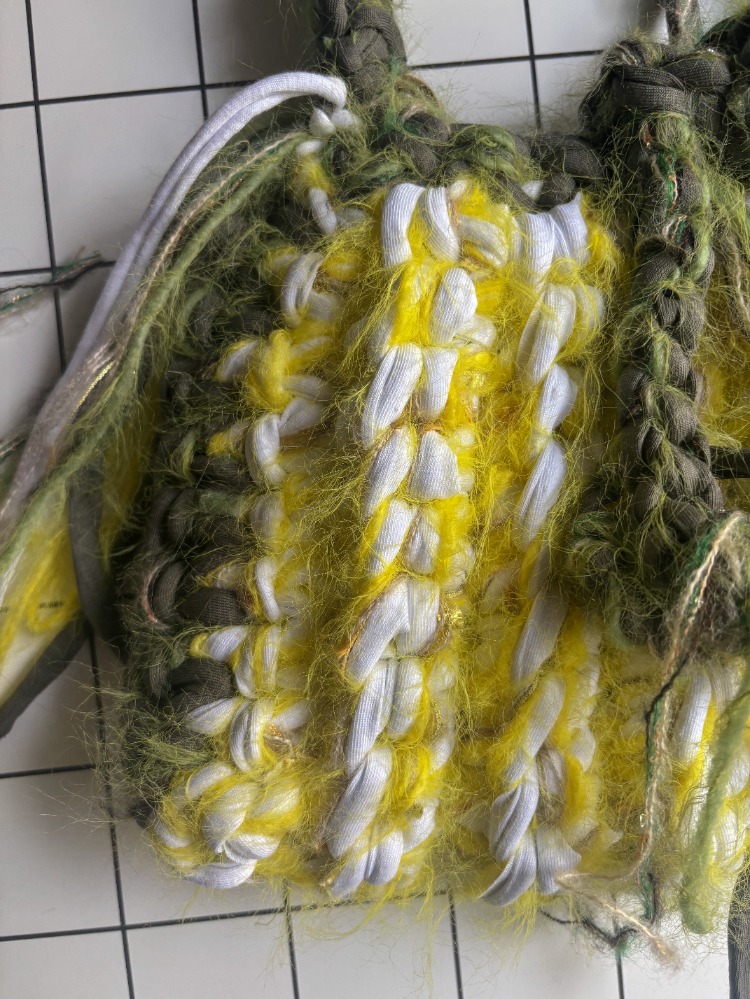 Soleil Verde Örgü Mini Çanta