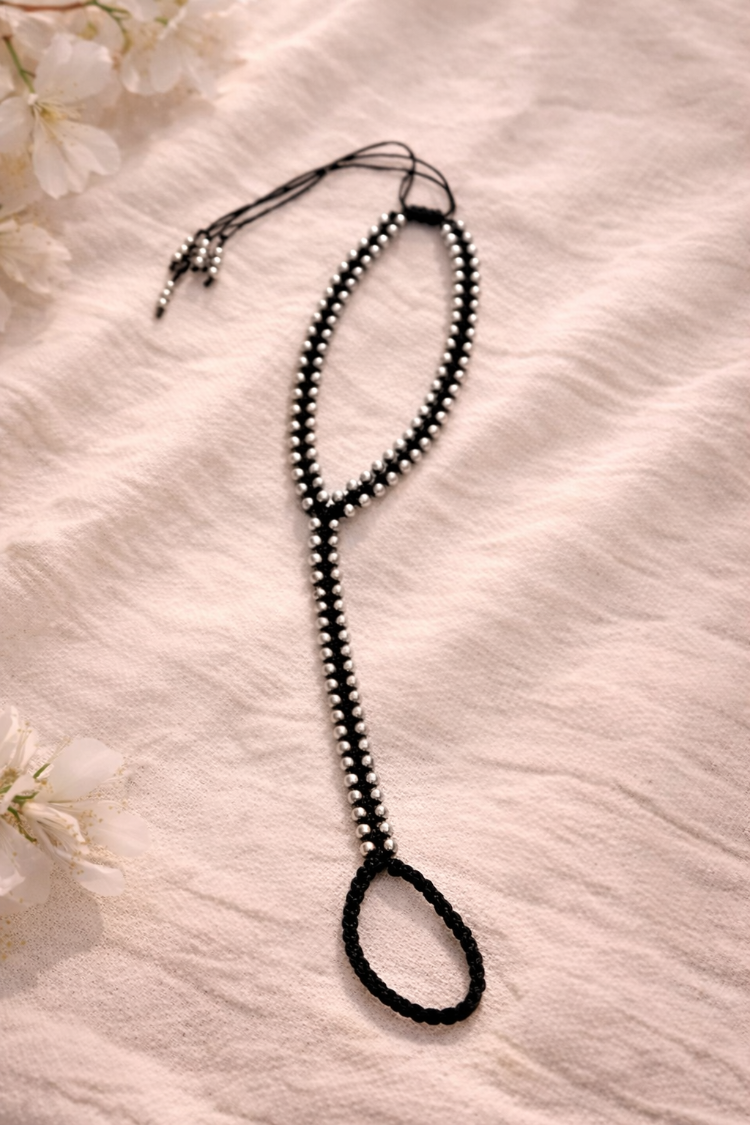 Boncuk Detaylı Halhal (Çift) – Ayak Takısı Barefoot Sandal