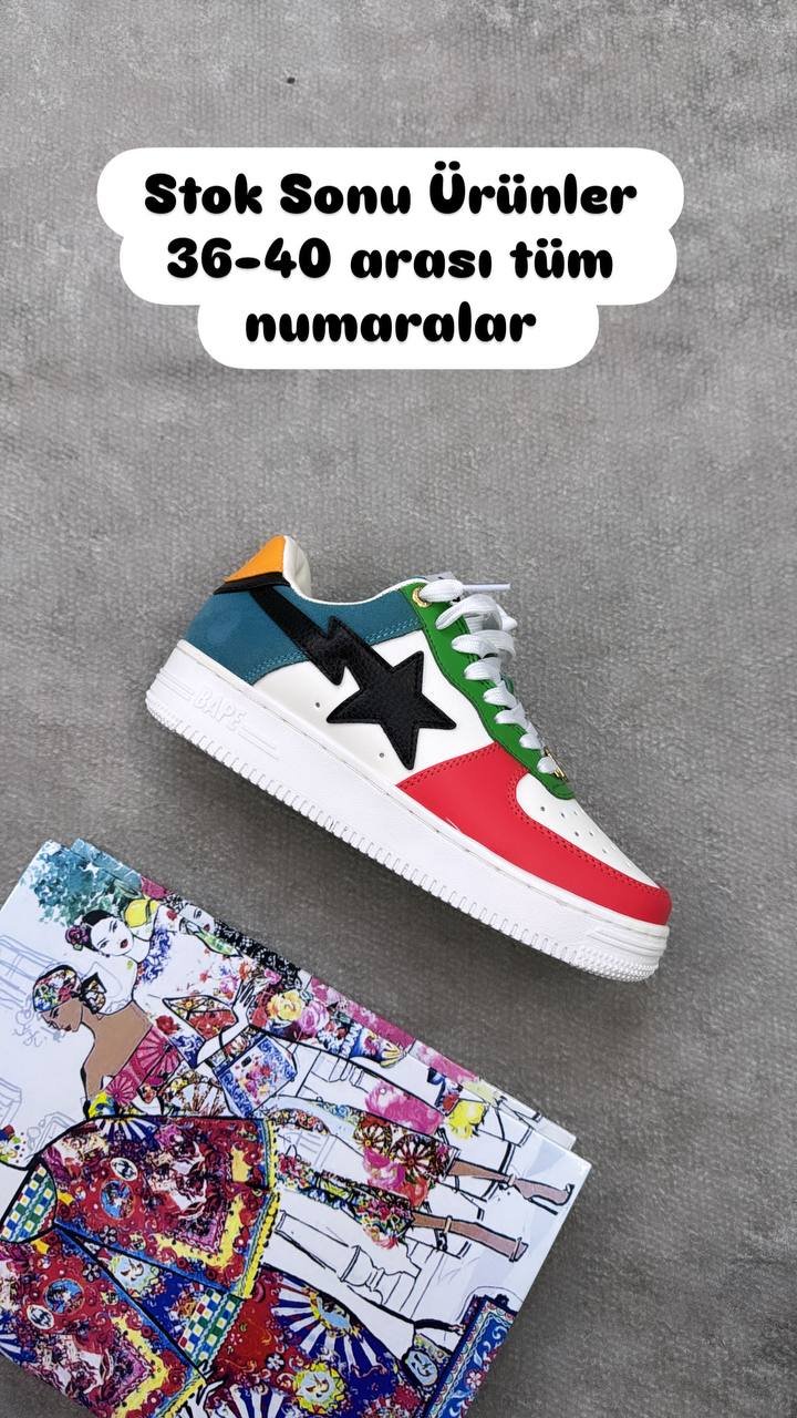 Nike bape bayan ayakkabi