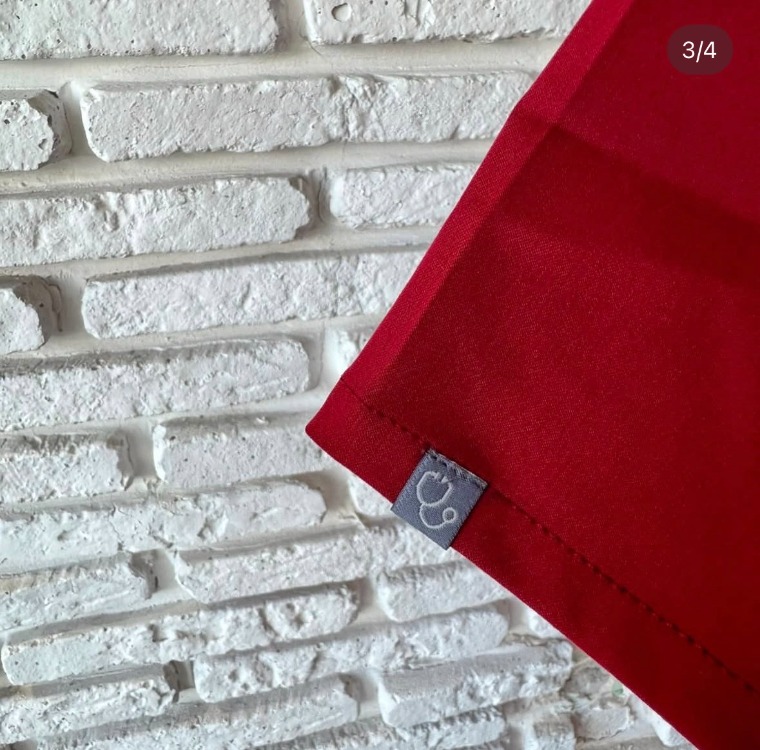 Bordo Scrubs Takım