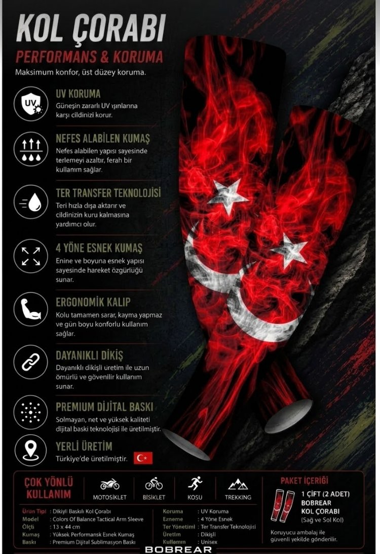 ️ LİKRALI MOTORCU KOLLUĞU – GÜNEŞ KORUYUCU KOL KORUYUCU