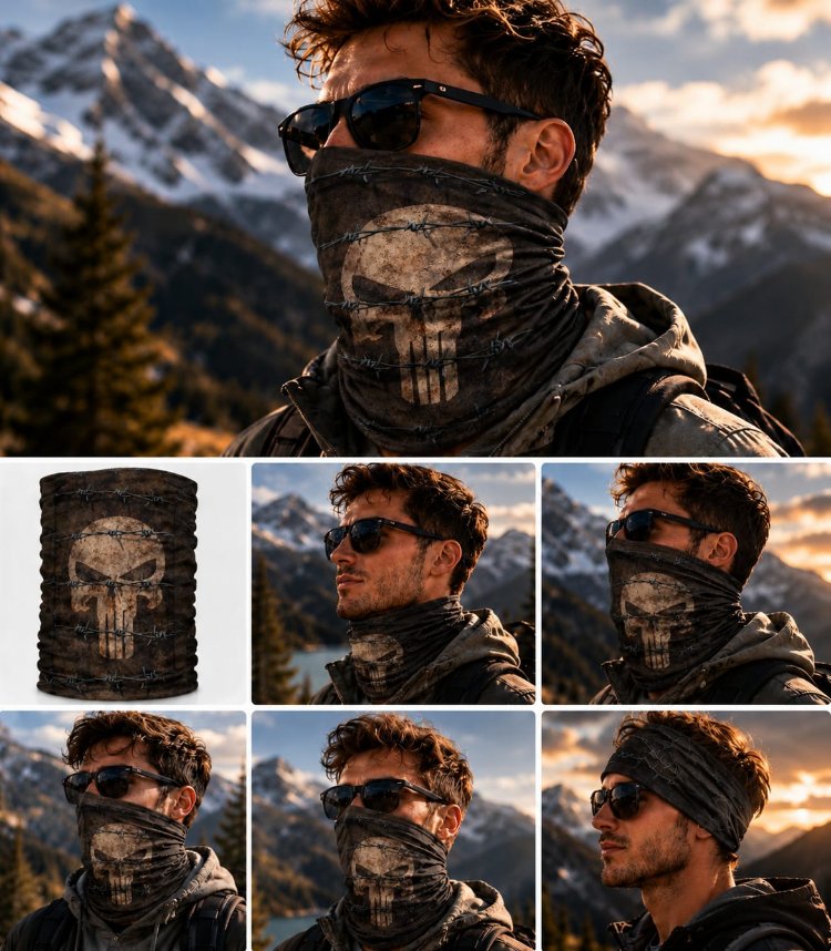 ️ MOTORCU BUFF – ÇOK AMAÇLI KUMAŞ BOYUNLUK