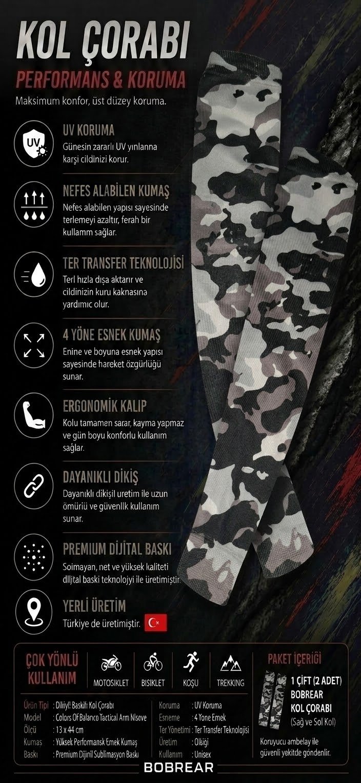 ️ LİKRALI MOTORCU KOLLUĞU – GÜNEŞ KORUYUCU KOL KORUYUCU