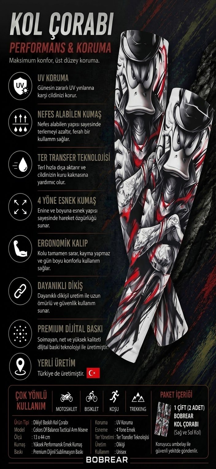 ️ LİKRALI MOTORCU KOLLUĞU – GÜNEŞ KORUYUCU KOL KORUYUCU