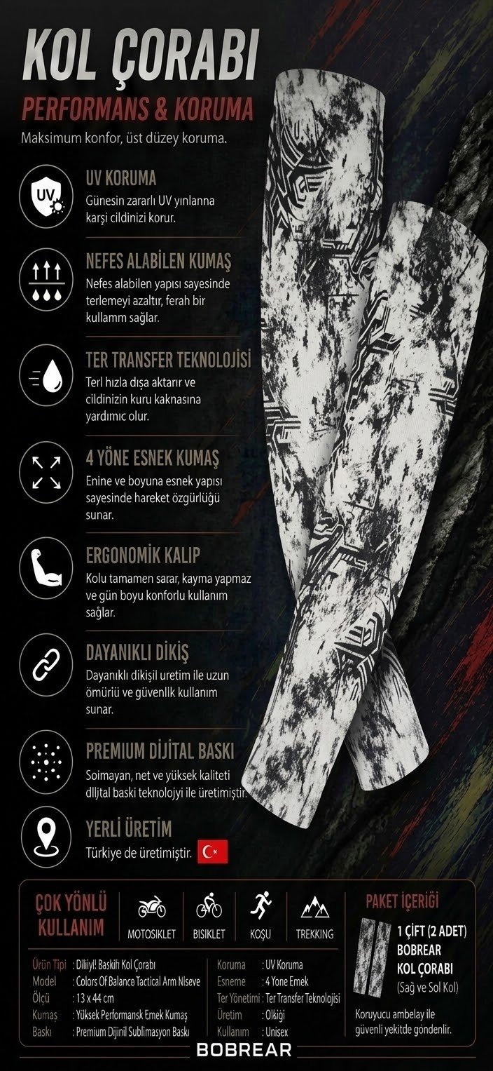 ️ LİKRALI MOTORCU KOLLUĞU – GÜNEŞ KORUYUCU KOL KORUYUCU