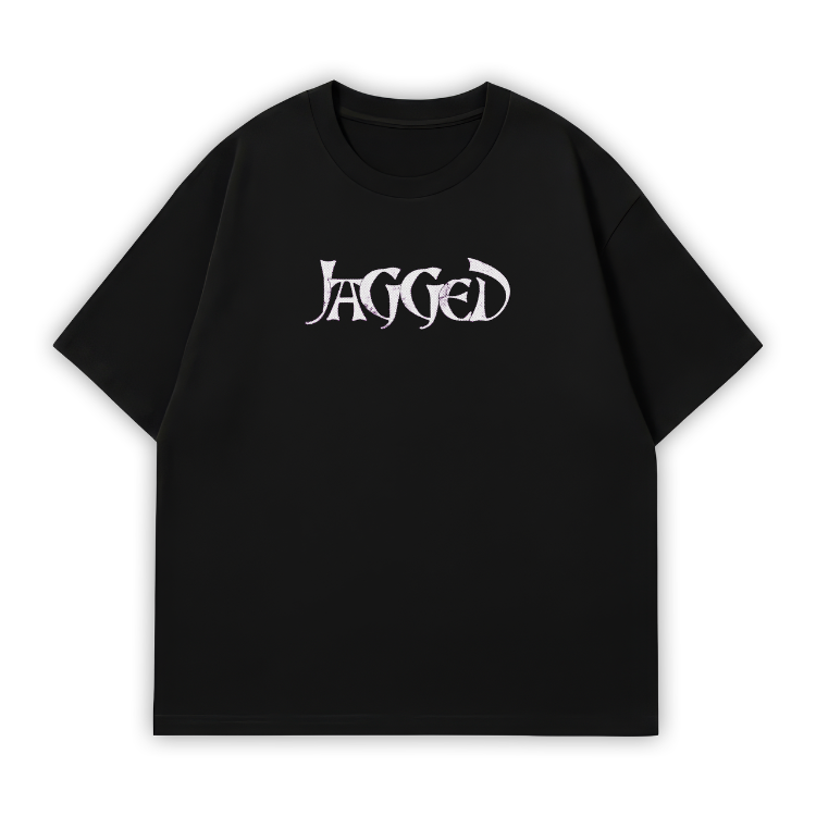 Jagged FANMADE Oversize T-Shirt Siyah