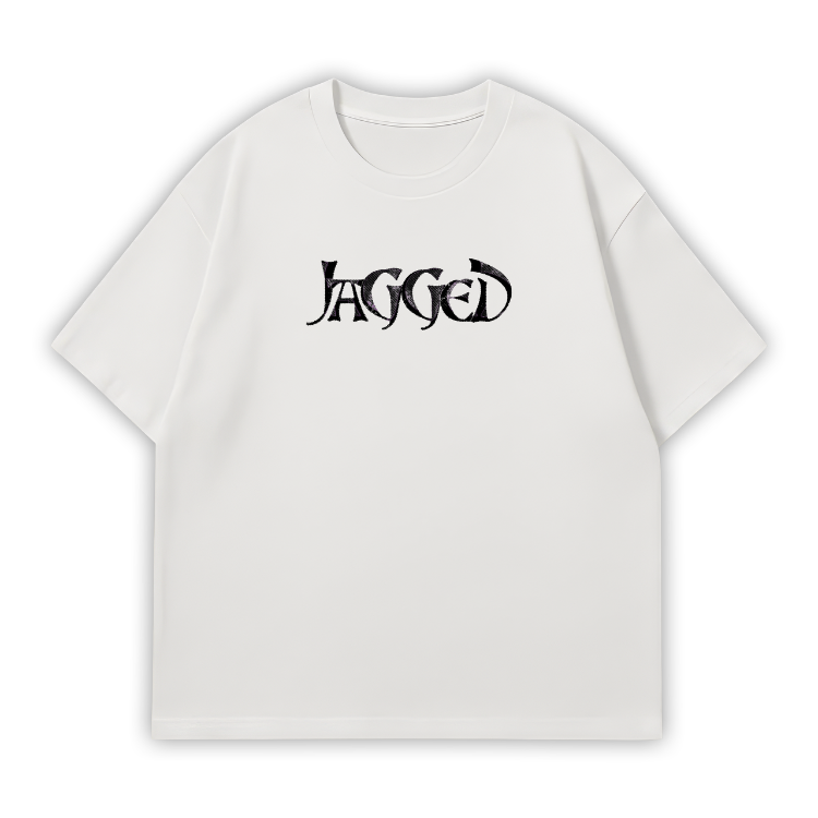Jagged FANMADE Oversize T-Shirt Beyaz