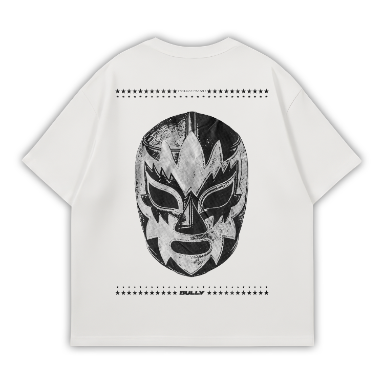BULLY_001 BEYAZ OVERSIZE T-SHIRT