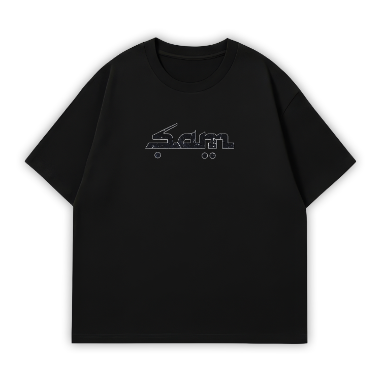 ŞAM FANMADE Oversize T-Shirt Siyah