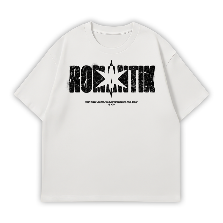 ROMANTIK FANMADE Oversize T-Shirt Beyaz