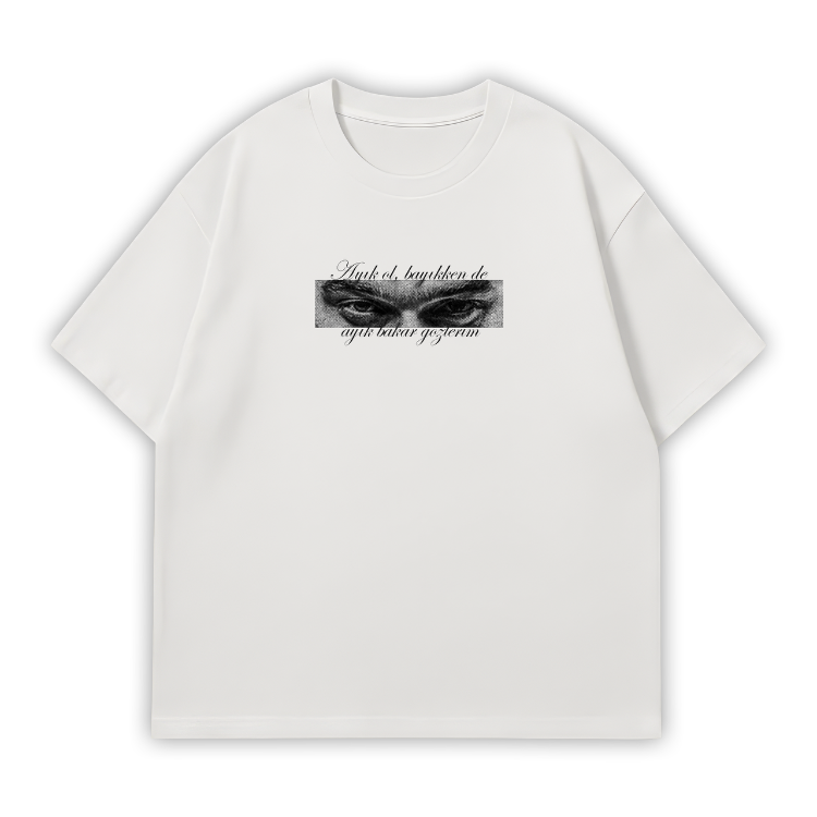 SVNSVR SVLVO FANMADE Oversize T-Shirt Beyaz