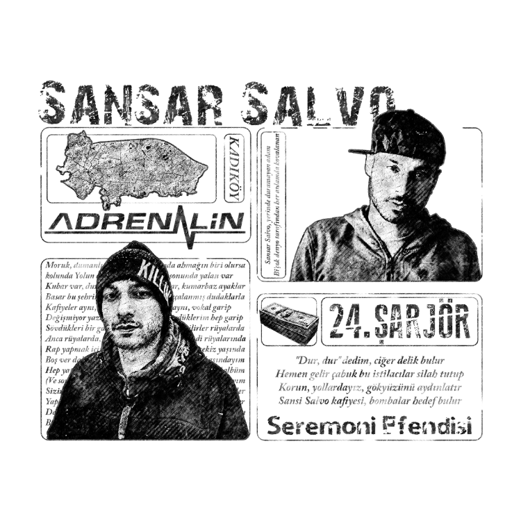 SVNSVR SVLVO FANMADE Oversize T-Shirt Beyaz