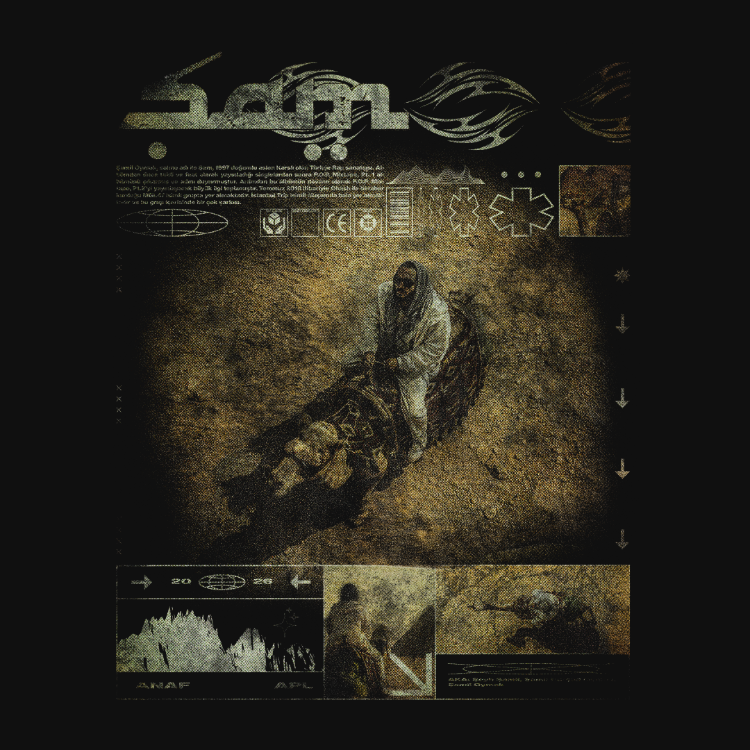 ŞAM 2 FANMADE Oversize T-Shirt Siyah