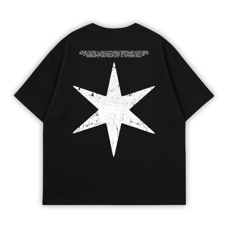 ROMANTIK FANMADE Oversize T-Shirt Siyah