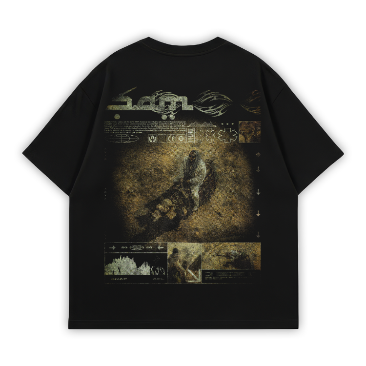 ŞAM 2 FANMADE Oversize T-Shirt Siyah
