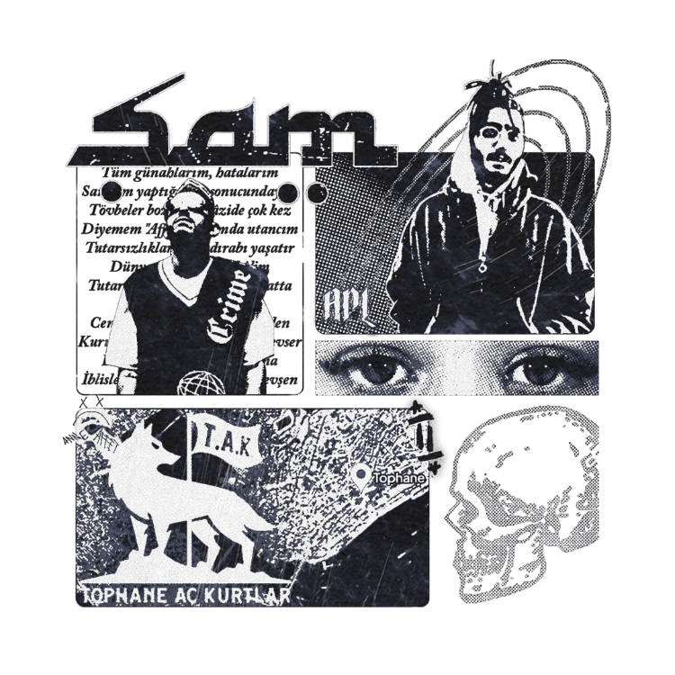 ŞAM FANMADE Oversize T-Shirt Beyaz