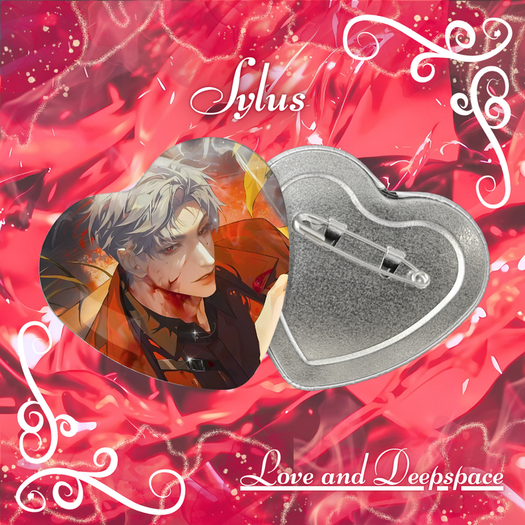 Love and Deepspace Sylus Kalpli Buton Rozet 01
