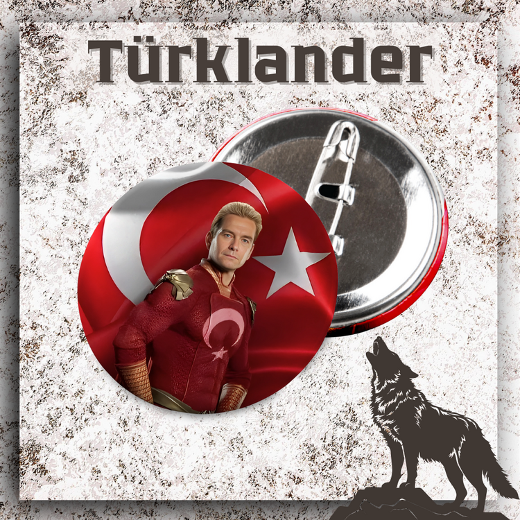 The Boys Homelander - Türklander Buton Rozet 44mm