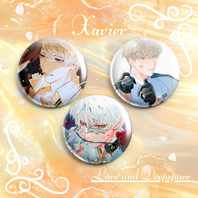 Love and Deepspace Xavier Buton Rozet Seti - 3 Adet